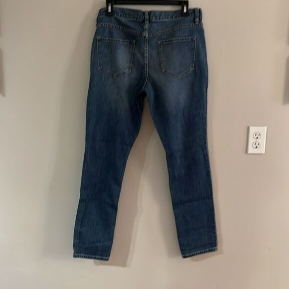 Free People Blue Straight Leg Jeans Classic Style - Picture 5 of 6